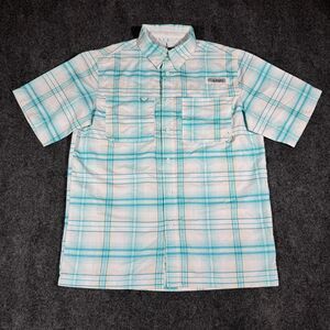 Habit NWT Shirt Men M Plaid Harbor Bay River Fishing Summer Vacation Cruise Golf